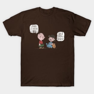 yes you can kick // retro art T-Shirt